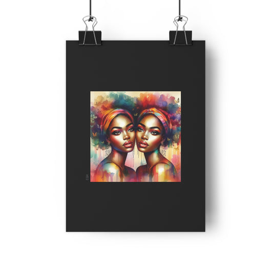 Beautiful Twins Giclée Art Print